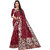 LEAFSY Embellished Banarasi Pure Silk Saree (Maroon)