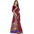 LEAFSY Embellished Banarasi Pure Silk Saree (Maroon)