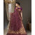 LEAFSY Woven Banarasi Pure Silk Saree (Purple)