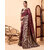 LEAFSY Woven Banarasi Pure Silk Saree (Maroon)