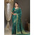 LEAFSY Woven Banarasi Pure Silk Saree (Light Green)