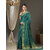 LEAFSY Woven Banarasi Pure Silk Saree (Light Green)