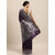 LEAFSY Embellished, Woven Banarasi Pure Silk Saree (Purple)