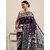 LEAFSY Embellished, Woven Banarasi Pure Silk Saree (Purple)
