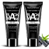 Naturehen Deep Cleansing Activated Charcoal Peel off Mask  Tan  Whiteh..