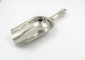 i WARE KkitchenCare Single Atta Scoop, Stainless Steel, Silver