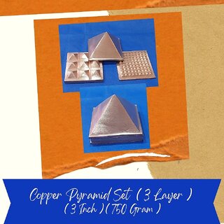 VSP VASTU SAMADHAN - 276 - COPPER PYRAMID SET ( 3 LAYER ) FOR ATTRACT POSITIVE ENERGY, WARD OFF NEGATIVE ENERGY (3 INCH) VSP VASTU SAMADHAN - 276 - COPPER PYRAMID SET ( 3 LAYER ) FOR ATTRACT POSITIVE ENERGY, WARD OFF NEGATIVE ENERGY (3 INCH)