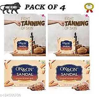 Sandal Luxury Bathing Bar 75g ( PACK OF 4 ) Sandal Luxury Bathing Bar 75g ( PACK OF 4 )