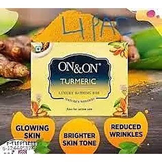 Turmeric Luxury Bathing Bar 75g ( PACK OF 4) Turmeric Luxury Bathing Bar 75g ( PACK OF 4)