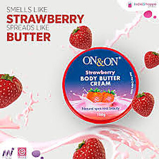                       Strawberry Body Butter Cream 100g (pack of 1)                                              
