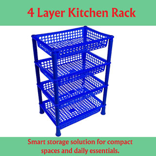 4 Layer Kitchen Rack For Storing Fruits And Vegetables 4 Layer Kitchen Rack For Storing Fruits And Vegetables