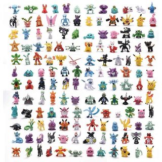 Mini Pokemon Figures 24 piece set (random figures, all unique)