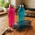 William Water Bottle with Steel Cap, Plastic Bottle for Home and Office 1000ml Multi Colour (pack of 3)