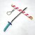 ANK Hub Samurai Katana Keychain (With Scabbard) Metal With Cover (1Piece Random Design)