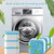 Washing Machine Deep Cleaner Effervescent for Front and Top Load Machine Dishwash Bar (36 x 4.17 g)