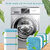 Washing Machine Deep Cleaner Effervescent for Front and Top Load Machine Dishwash Bar (36 x 4.17 g)