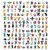 Mini Pokemon Figures 24 piece set (random figures, all unique)