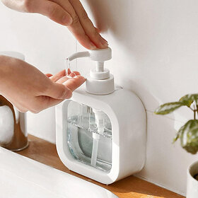 Liquid Soap Bottles with Pump,Clear Leakproof Liquid Hand Soap Dispenser Conditioner, Liquid, Lotion Dispenser(Clear)