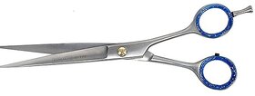 Dhanishka Barber Salon Hair Cutting Scissor ( Pack of 1) Scissors  (Set of 1, Blue)