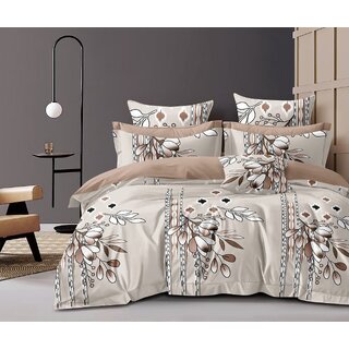                       King Size Bedsheet with Two Pillow Covers                                              