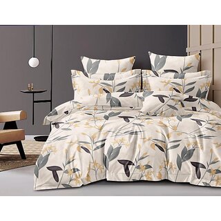                       King Size Bedsheet with Two Pillow Covers                                              