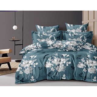                       King Size Bedsheet with Two Pillow Covers                                              