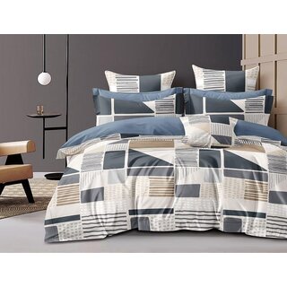                       King Size Bedsheet with Two Pillow Covers                                              