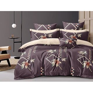                       King Size Bedsheet with Two Pillow Covers                                              