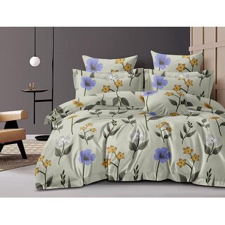                      King Size Bedsheet with Two Pillow Covers                                              