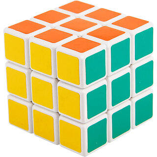                       Anmolg CUBE 3x3 Black Speedcube Beginner Cube Rattle(Multicolor)                                              