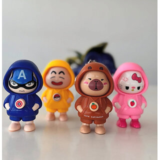 Anmolg Toy Face Changing Key Holder Cartoon Character Keychain for uNISEX IDOL(Multicolor) Anmolg Toy Face Changing Key Holder Cartoon Character Keychain for uNISEX IDOL(Multicolor)