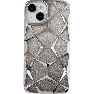 Sparkly Case Compatible with iPhone 15 Glitter Diamond Design with Shockproof Protection Raised Camera Bump Sparkly Case Compatible with iPhone 15 Glitter Diamond Design with Shockproof Protection Raised Camera Bump