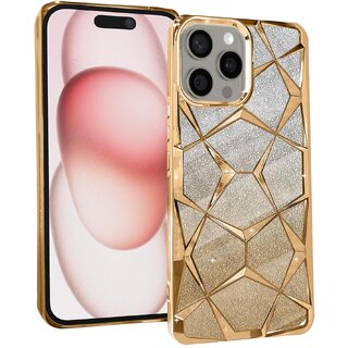                       Sparkly Case Compatible with iPhone 15 Pro Glitter Diamond Design with Shockproof Protection  Raised Camera Bump                                              