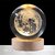 3D Crystal Moon Night Lamp - Decorative Soft Glow for Bedroom