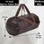 Aronkart Brown Leatherette Duffle Gym Bag for Men  Women  Stylish  Water-Resistant Weekender Travel Bag with Shoulder Strap  Side Pocket  Multipurpose Sports  Fitness Bag  Pack of 1