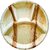 Areca leaf (Supari patta) 4 Compartment Plate - 14 Inches - 10 pcs