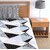 King Size Elastic Fitted Bedsheet with Two Pillow Covers (Fits up to 10 inch mattress)