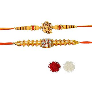                       (Pack of 2) Elegant Rakhi For Brother | Rakhi Combo 16-28 | Rakhi || Rakhi Set || Rakhi For Brother || Rakhi For Brother                                              