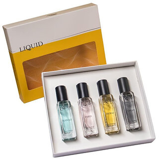 Liquid Premium Unisex Perfume Gift Set 4x20ml - Oslo, Dubai, Paris, Hawaii Scents Liquid Premium Unisex Perfume Gift Set 4x20ml - Oslo, Dubai, Paris, Hawaii Scents