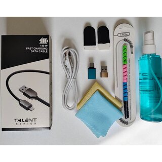 Mobile Accessories Combo Pack - 7-in-1 Pack ,Random Colors Mobile Accessories Combo Pack - 7-in-1 Pack ,Random Colors