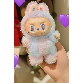 Labubu Style Monster Plush Toy in Bunny Costume Cute Brown Furry Action Figure Collectible Art Toy for Gifting Dec Labubu Style Monster Plush Toy in Bunny Costume Cute Brown Furry Action Figure Collectible Art Toy for Gifting Dec