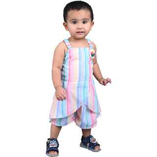 Kid Kupboard Cotton Baby Girls Top and Short Set, Multicolor, Sleeveless, 2-3 Years KIDS7699 Kid Kupboard Cotton Baby Girls Top and Short Set, Multicolor, Sleeveless, 2-3 Years KIDS7699