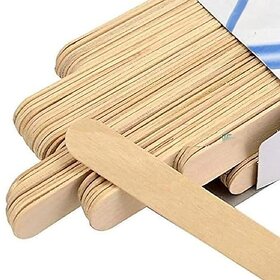 Wooden Wax Sticks, Wooden Ice Cream Craft Sticks for School Projects