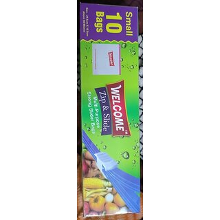 Small Zip & Slide Multi-Purpose Strong Slider Bags, Small Zip & Slide Multi-Purpose Strong Slider Bags,