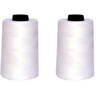 Strong and Durable Cotton Polyester Sewing Thread Spool for Sewing, Stitching, Overlock, Surger, Murrow