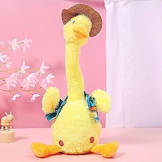                       BIYANKA Dancing Psyduck Plush Toy Anime Cartoon Pokmon Electric Doll Singing and Recording - 30cm                                              