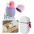 Combo of  Ice Roller for face women skin glowing Puffiness Skin  Travel Soap Case Waterproof Container Draining For Camping Leakproof 1
