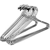 Durable Chrome Metal Hangers with Non-Slip Grip