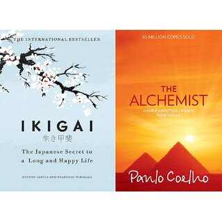                       Ikigai + The Alchemist - Combo Of 2 Books                                              