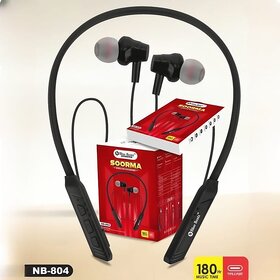 Charkeenb-804 Wireless Neckband in-The-Ear upto 20 Hmusic Controls black_NB-804A